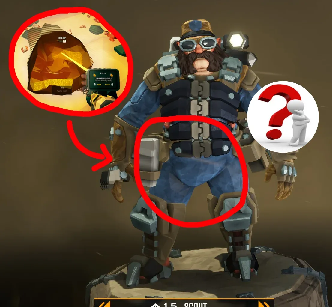 Deep Rock Galactic Miner Backpack: Gear Capacity