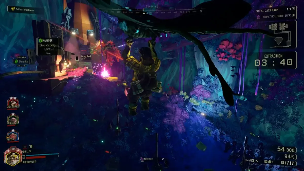 Deep Rock Galactic: How to Avoid Stingtail Grabs as a Scout