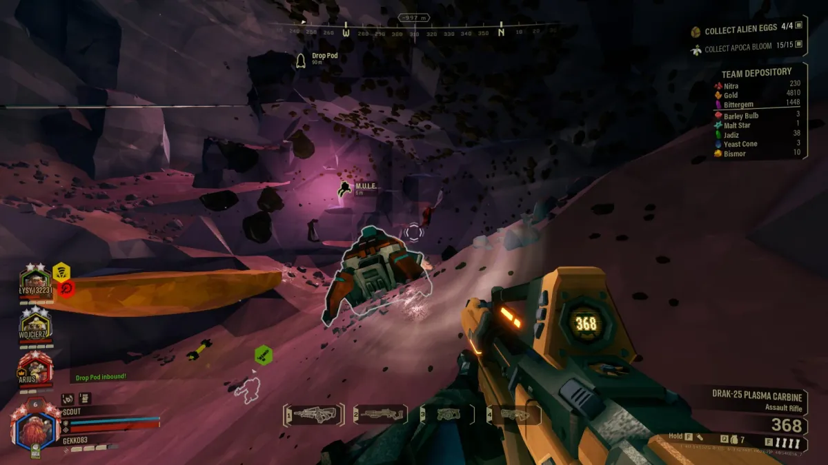 Deep Rock Galactic Gold Farming: Pots O' Gold & Crassus