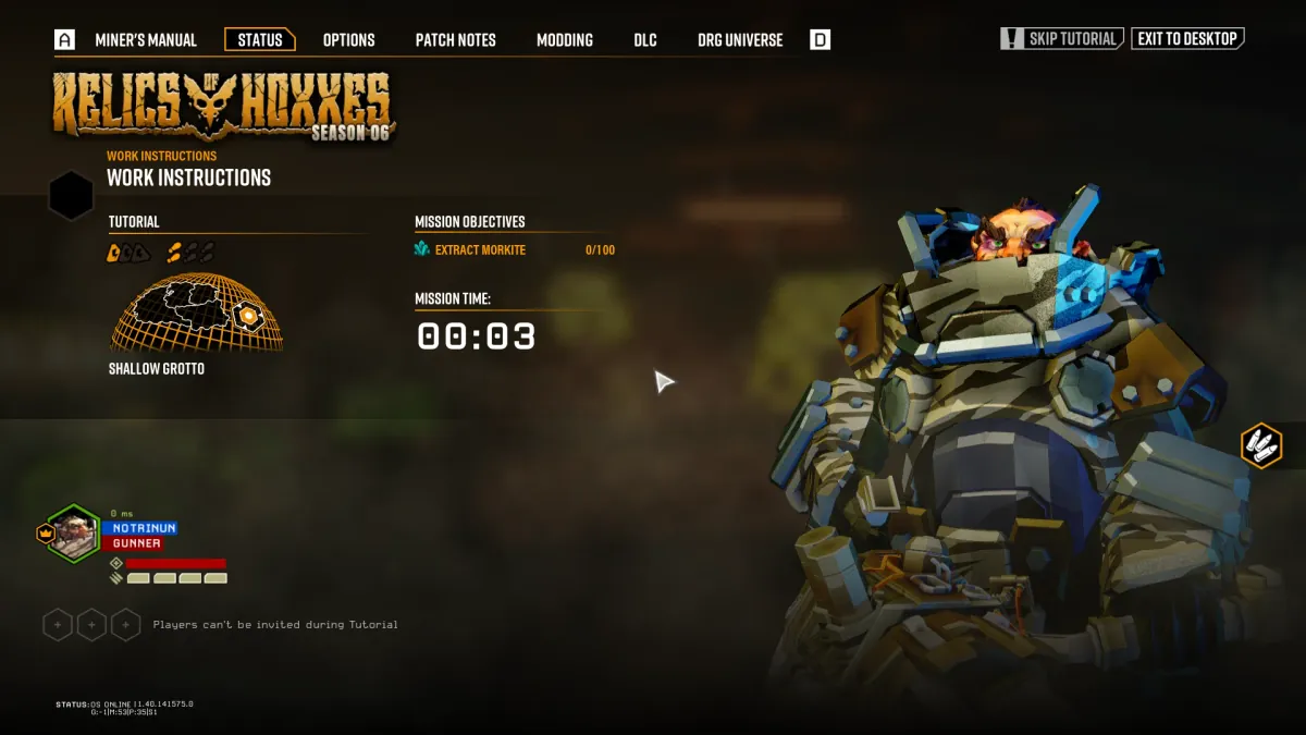 Deep Rock Galactic: How to Recover Lost Save Data